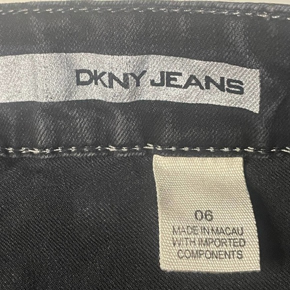 DKNY Womens Jeans Size 6 Soho Boot Black Bootcut - Picture 6 of 13